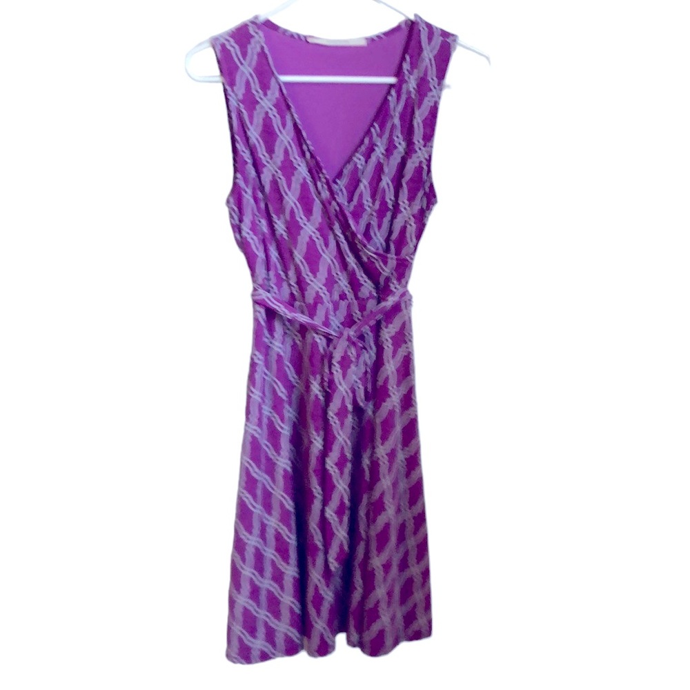 41 Hawthorn gorgeous purple  lined wrap dress !